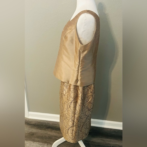 Jessica Howard 3 Piece Evening Wear Set Size 12 Jacket, Skirt, Sleeveless Top - Picture 16 of 16